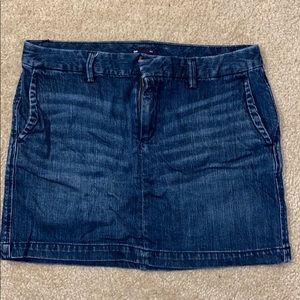 Gap denim 4 pocket mini skirt